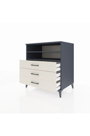 Kronos Şifonyer 2 Raflı 3 Çekmeceli 88x59x96 Antrasit-Aytaşı