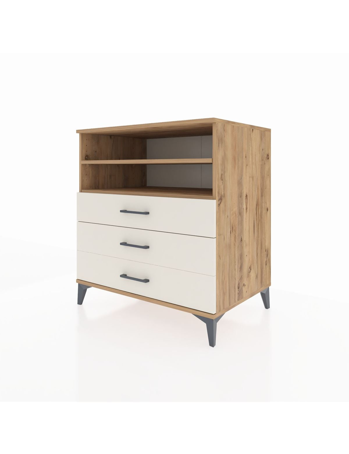 Kronos Şifonyer 2 Raflı 3 Çekmeceli 88x59x96 - S70M006V7C