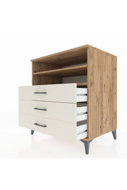 Kronos Şifonyer 2 Raflı 3 Çekmeceli 88x59x96 Çam-Aytaşı