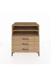 Kronos Şifonyer 2 Raflı 3 Çekmeceli 88x59x96 Çam-Çam