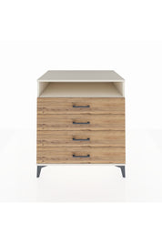 Kronos Şifonyer Tek Raflı 4 Çekmeceli 88x59x96 Aytaşı-Çam