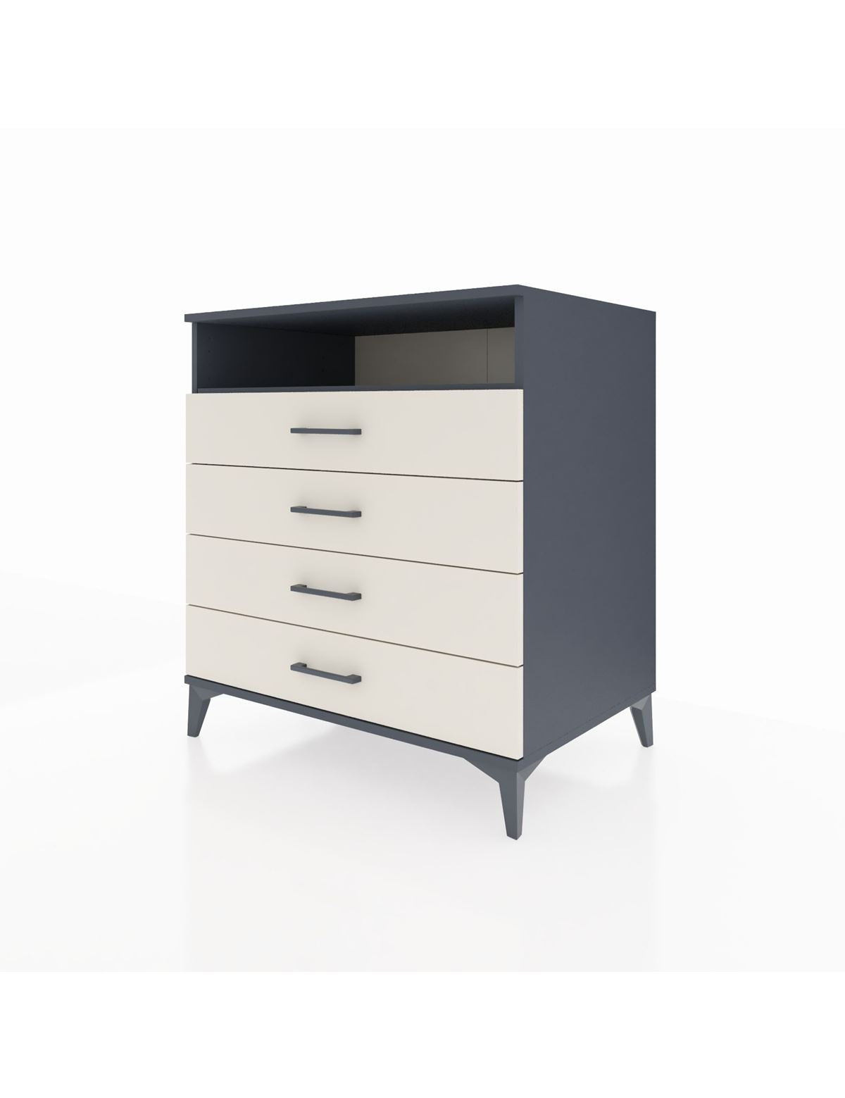 Kronos Şifonyer Tek Raflı 4 Çekmeceli 88x59x96 - S70M007V4C