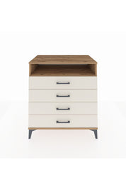 Kronos Şifonyer Tek Raflı 4 Çekmeceli 88x59x96 Çam-Aytaşı