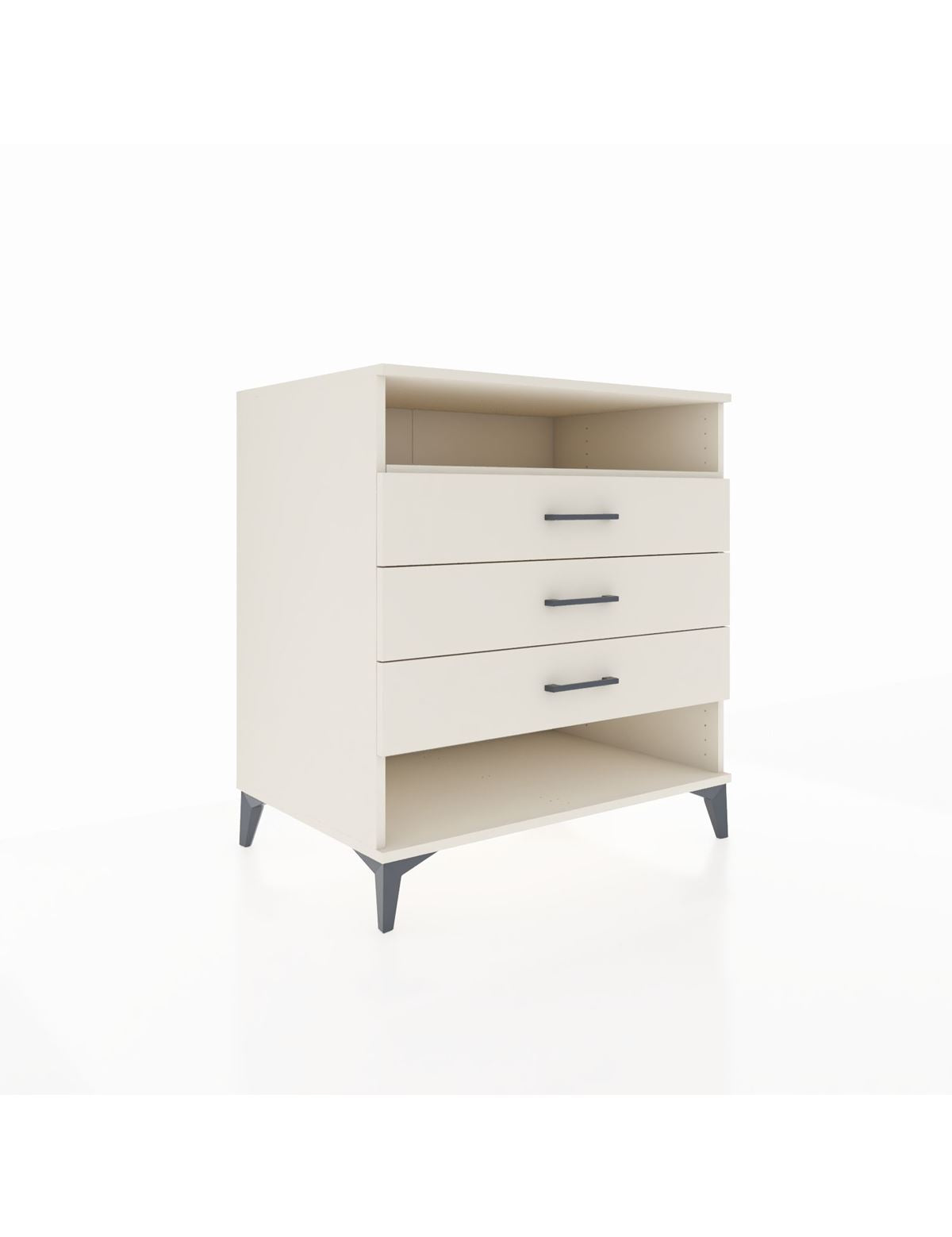 Kronos Şifonyer Tek Raflı 3 Çekmeceli 88x59x96 Aytaşı-Aytaşı