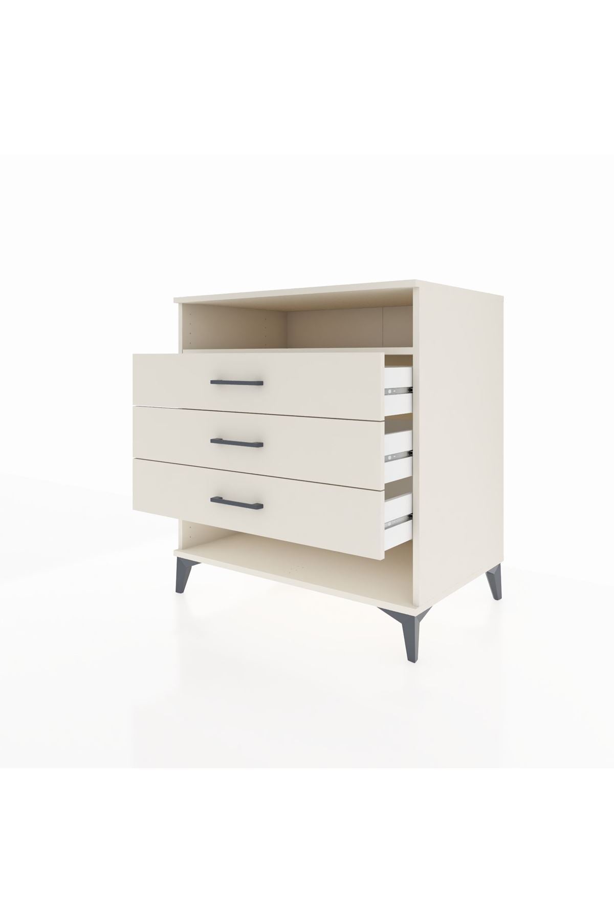 Kronos Şifonyer Tek Raflı 3 Çekmeceli 88x59x96 Aytaşı-Aytaşı