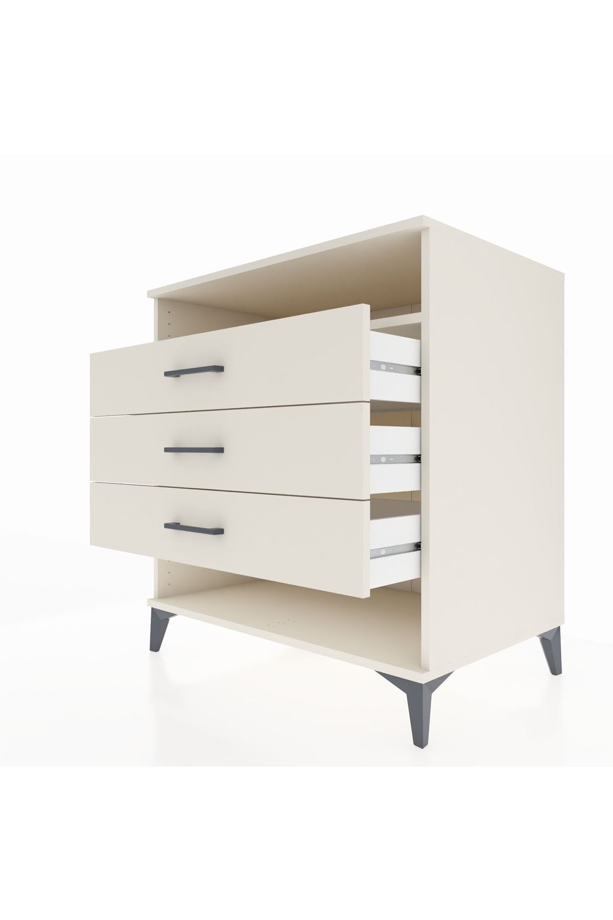 Kronos Şifonyer Tek Raflı 3 Çekmeceli 88x59x96 Aytaşı-Aytaşı