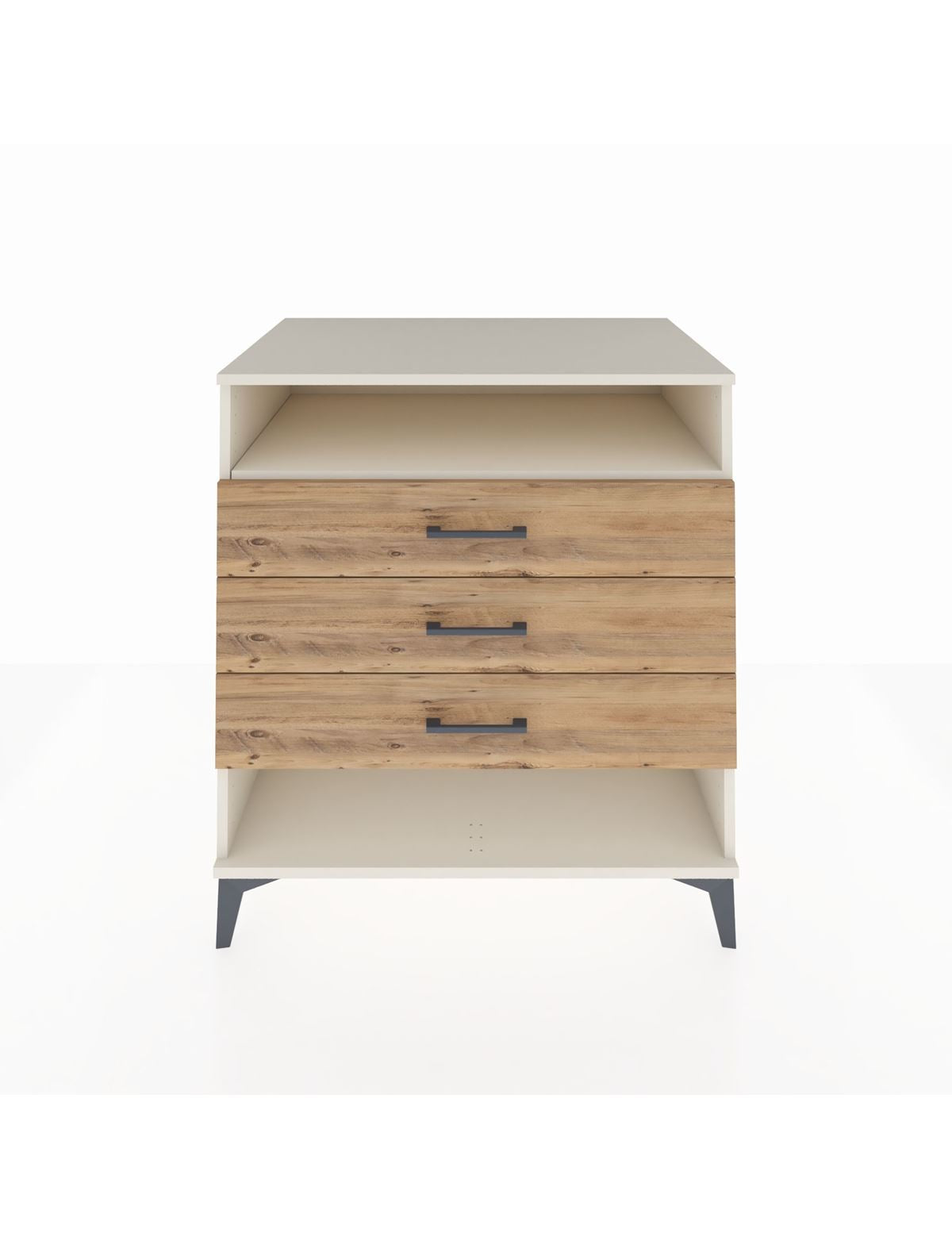 Kronos Şifonyer Tek Raflı 3 Çekmeceli 88x59x96 Aytaşı-Çam