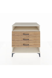 Kronos Şifonyer Tek Raflı 3 Çekmeceli 88x59x96 Aytaşı-Çam