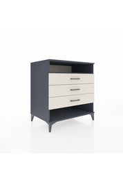 Kronos Şifonyer Tek Raflı 3 Çekmeceli 88x59x96 Antrasit-Aytaşı