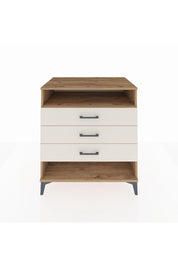 Kronos Şifonyer Tek Raflı 3 Çekmeceli 88x59x96 Çam-Aytaşı