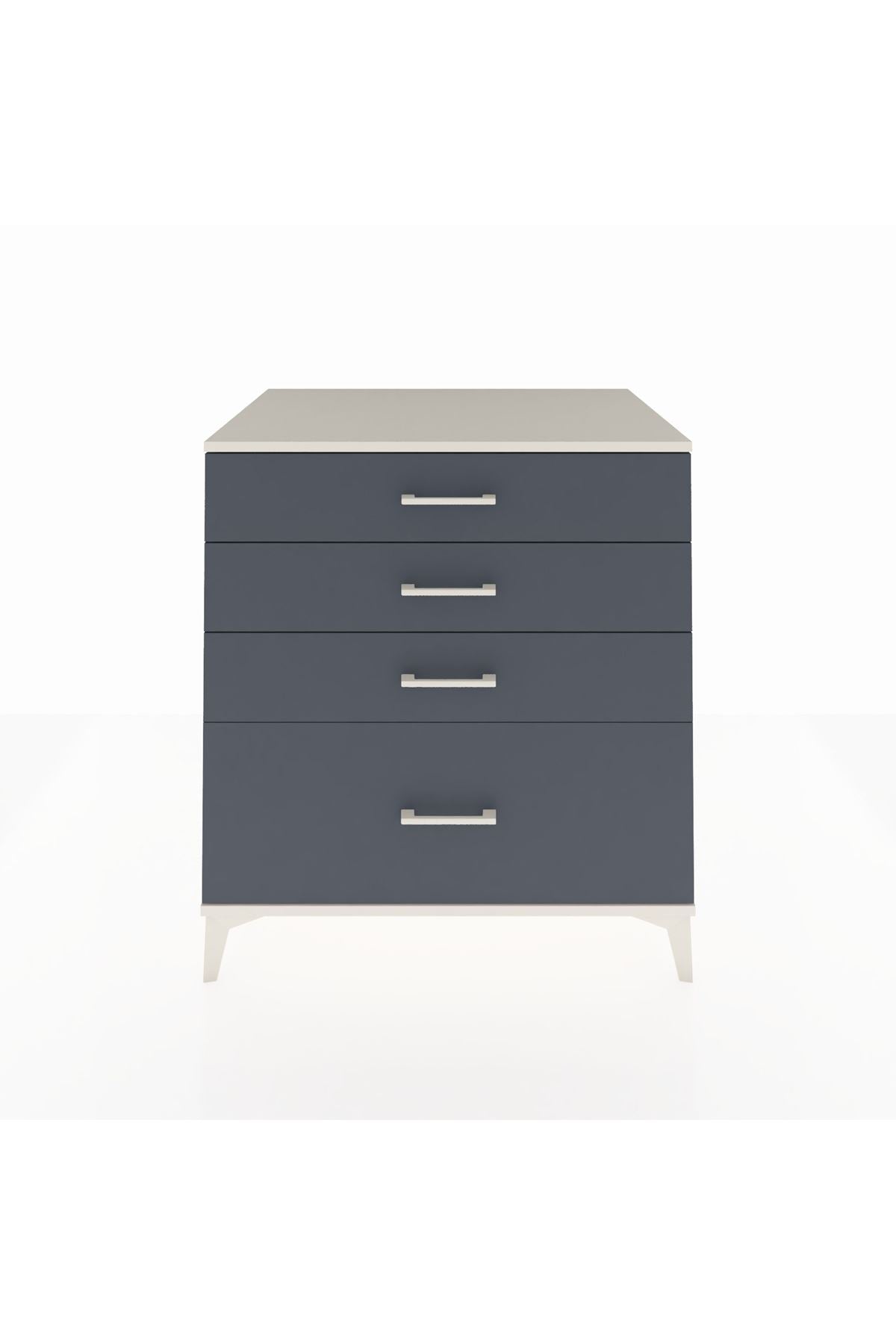 Kronos Şifonyer 4 Çekmeceli 88x59x96 Aytaşı-Antrasit