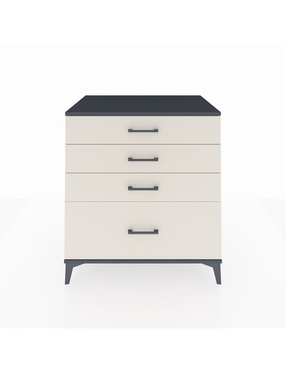 Kronos Şifonyer 4 Çekmeceli 88x59x96 Antrasit-Aytaşı