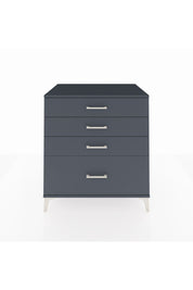 Kronos Şifonyer 4 Çekmeceli 88x59x96 Antrasit-Antrasit