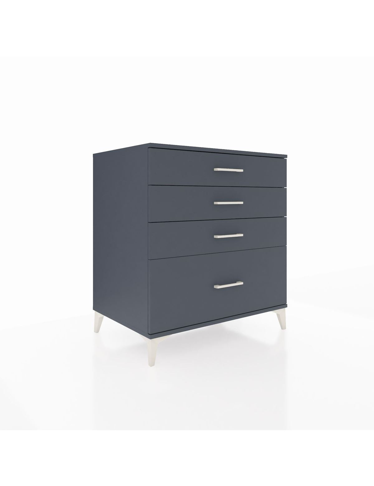 Kronos Şifonyer 4 Çekmeceli 88x59x96 Antrasit-Antrasit