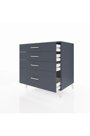 Kronos Şifonyer 4 Çekmeceli 88x59x96 Antrasit-Antrasit