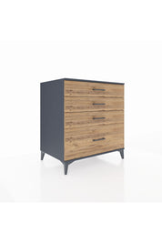 Kronos Şifonyer 4 Çekmeceli 88x59x96 Antrasit-Çam