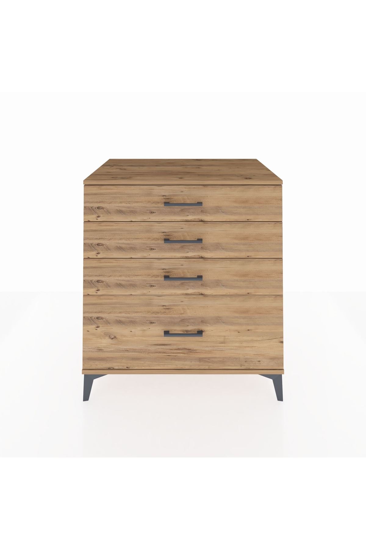 Kronos Şifonyer 4 Çekmeceli 88x59x96 Çam-Çam