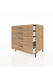 Kronos Şifonyer 4 Çekmeceli 88x59x96 Çam-Çam
