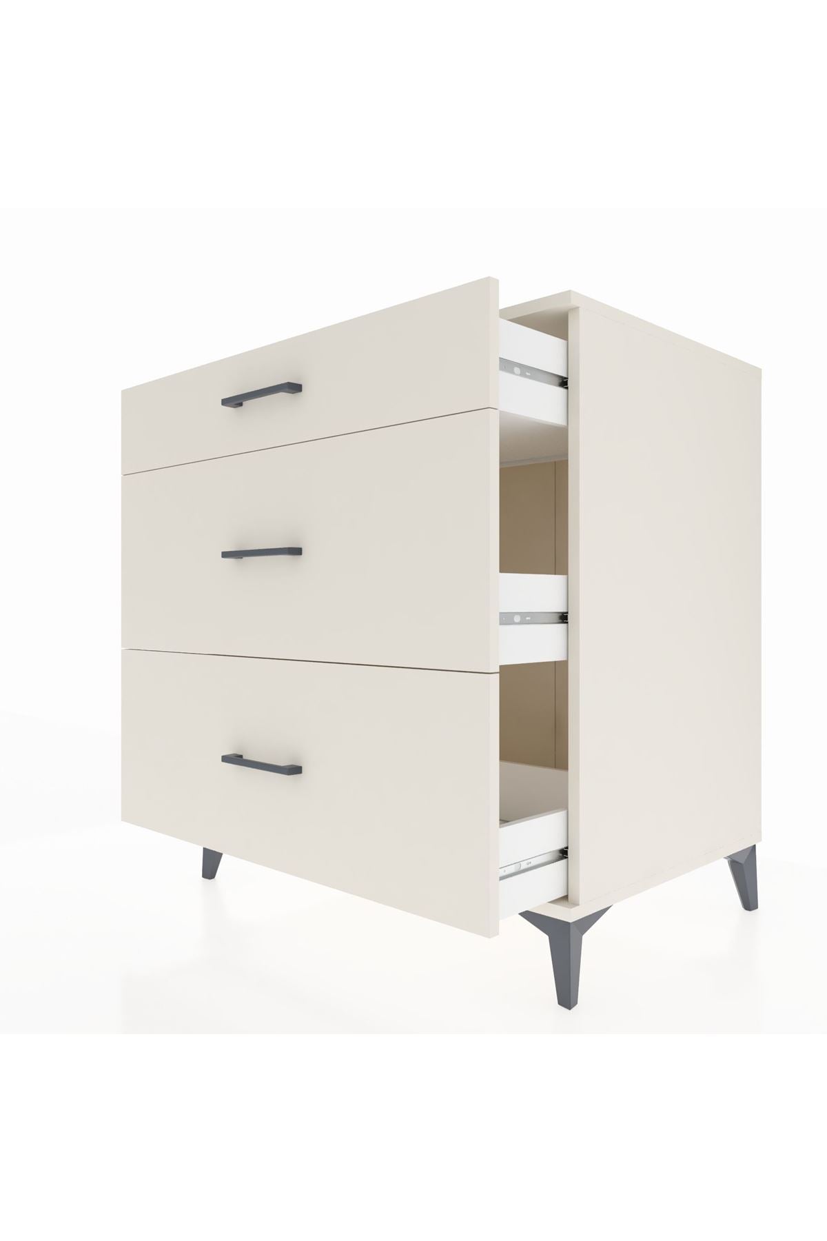 Kronos Şifonyer 3 Çekmeceli 88x59x96 Aytaşı-Aytaşı