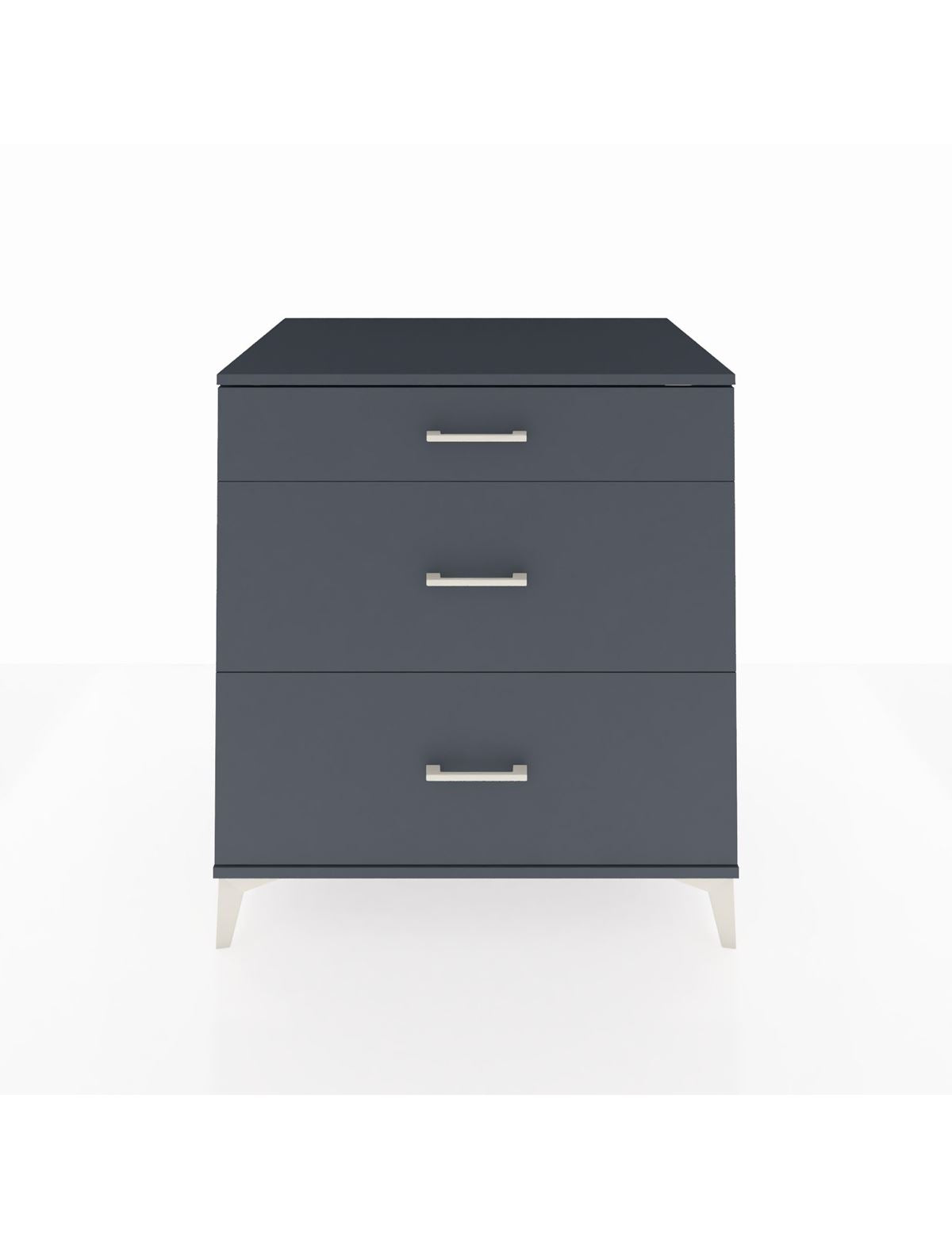 Kronos Şifonyer 3 Çekmeceli 88x59x96 Antrasit-Antrasit