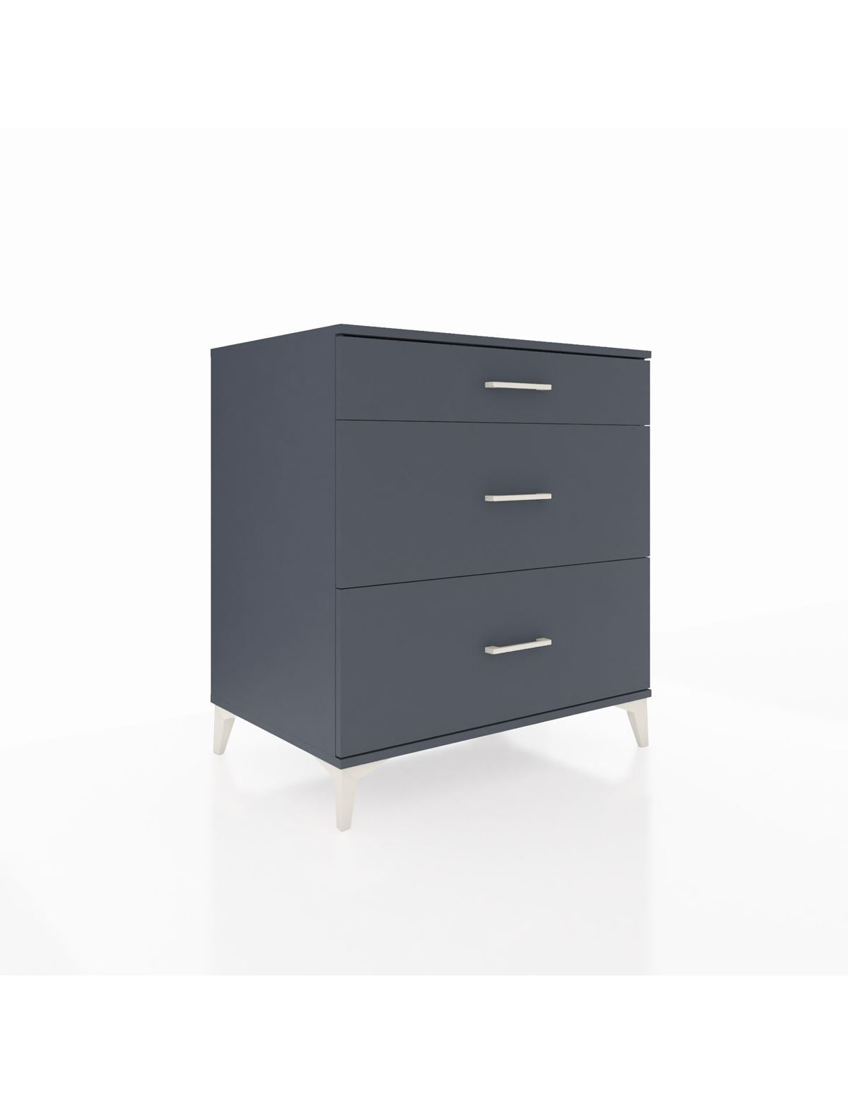 Kronos Şifonyer 3 Çekmeceli 88x59x96 Antrasit-Antrasit