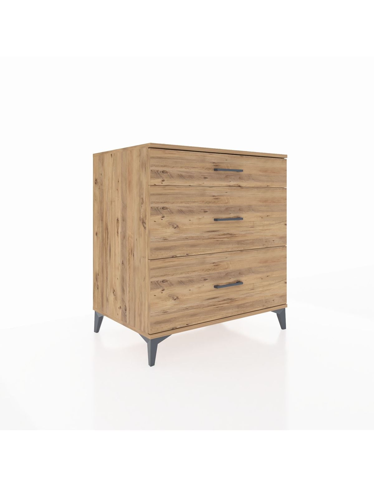 Kronos Şifonyer 3 Çekmeceli 88x59x96 Çam-Çam