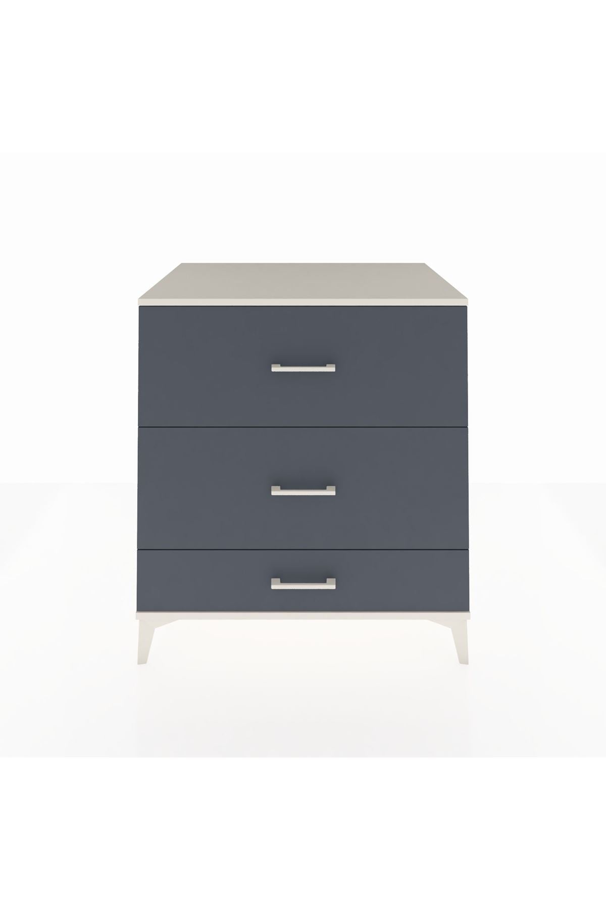 Kronos Şifonyer 3 Çekmeceli 88x59x96 Aytaşı-Antrasit