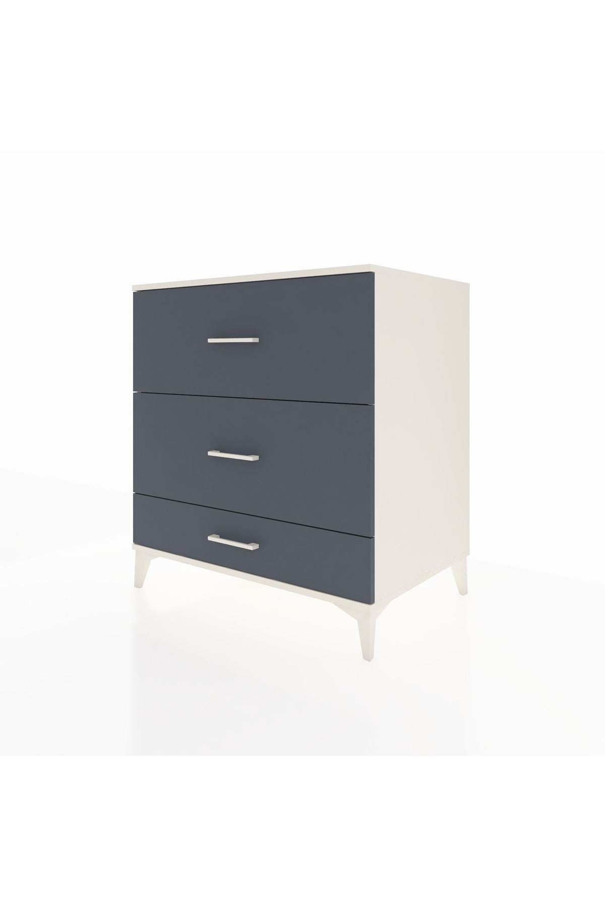 Kronos Şifonyer 3 Çekmeceli 88x59x96 Aytaşı-Antrasit