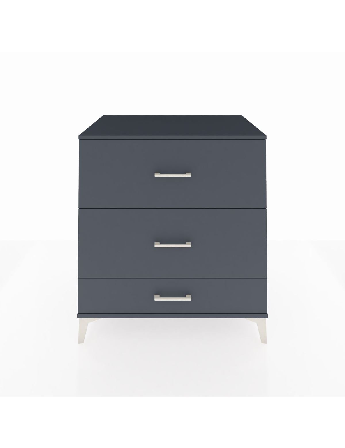 Kronos Şifonyer 3 Çekmeceli 88x59x96 Antrasit-Antrasit