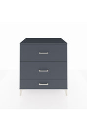 Kronos Şifonyer 3 Çekmeceli 88x59x96 Antrasit-Antrasit