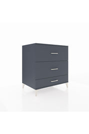 Kronos Şifonyer 3 Çekmeceli 88x59x96 Antrasit-Antrasit