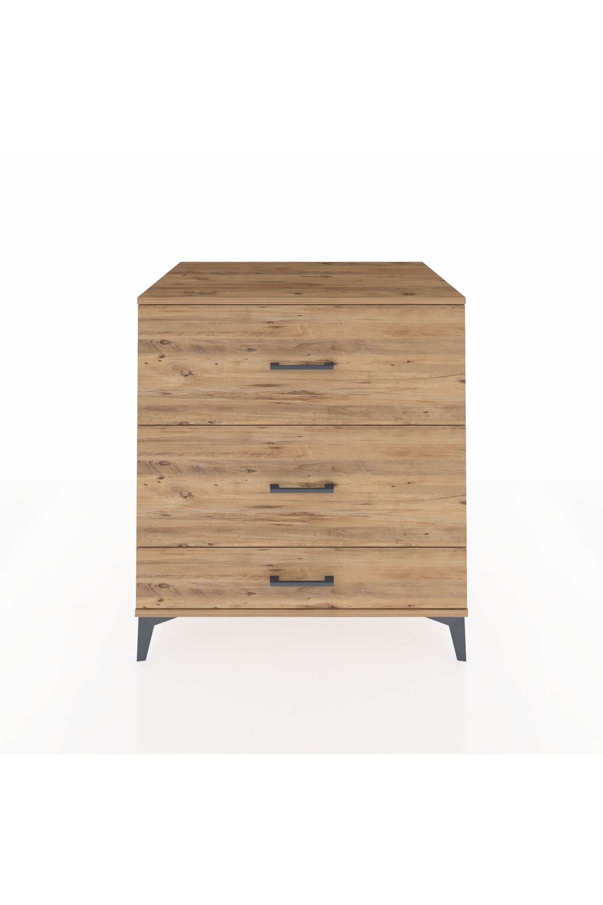 Kronos Şifonyer 3 Çekmeceli 88x59x96 Çam-Çam