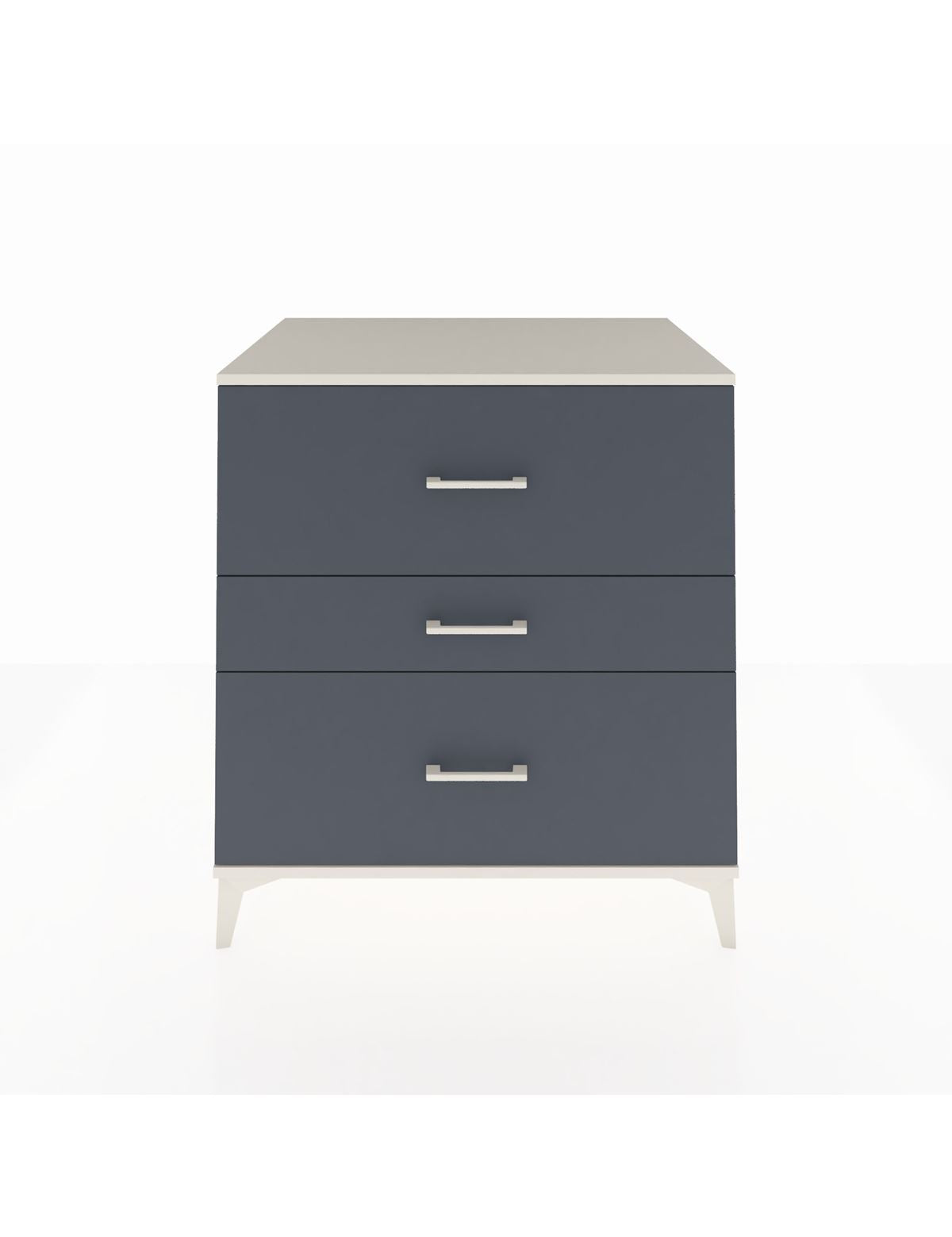 Kronos Şifonyer 3 Çekmeceli 88x59x96 Aytaşı-Antrasit