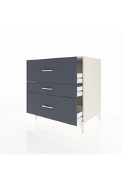 Kronos Şifonyer 3 Çekmeceli 88x59x96 Aytaşı-Antrasit