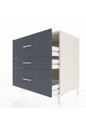 Kronos Şifonyer 3 Çekmeceli 88x59x96 Aytaşı-Antrasit