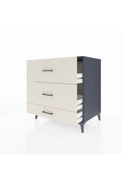 Kronos Şifonyer 3 Çekmeceli 88x59x96 Antrasit-Aytaşı