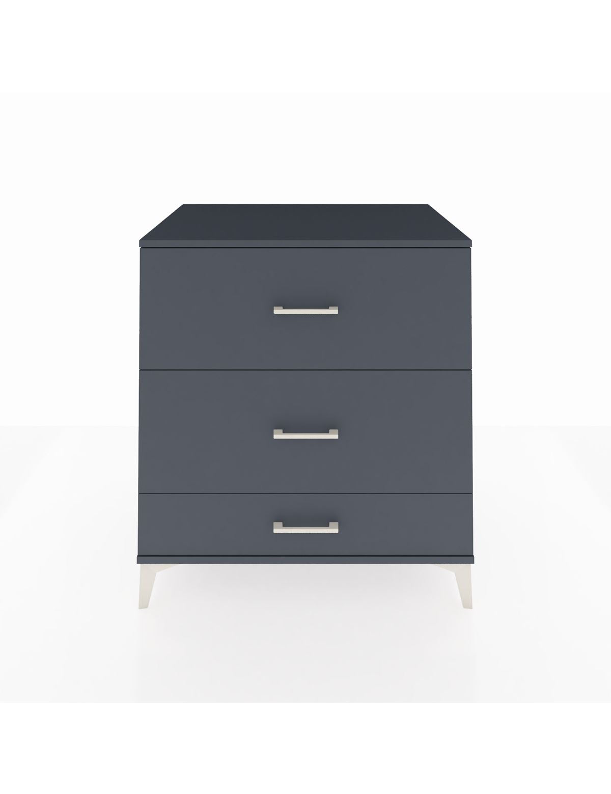 Kronos Şifonyer 3 Çekmeceli 88x59x96 Antrasit-Antrasit