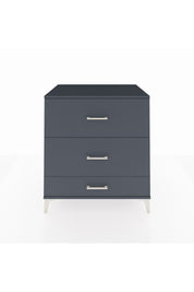 Kronos Şifonyer 3 Çekmeceli 88x59x96 Antrasit-Antrasit