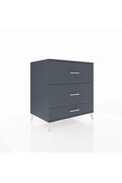 Kronos Şifonyer 3 Çekmeceli 88x59x96 Antrasit-Antrasit