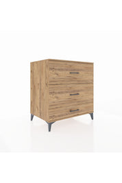 Kronos Şifonyer 3 Çekmeceli 88x59x96 Çam-Çam
