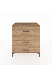 Kronos Şifonyer 3 Çekmeceli 88x59x96 Çam-Çam