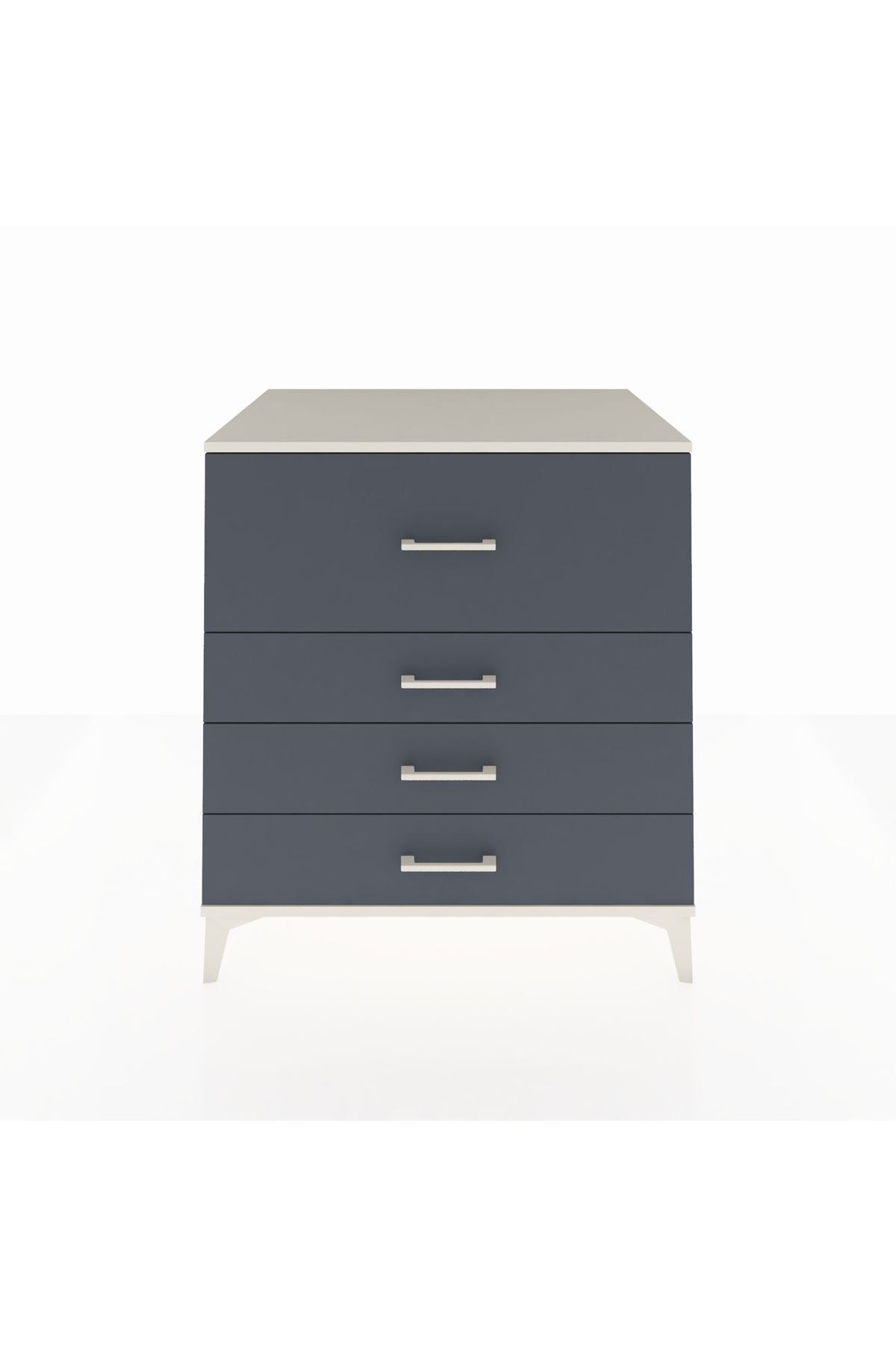 Kronos Şifonyer 4 Çekmeceli 88x59x96 Aytaşı-Antrasit