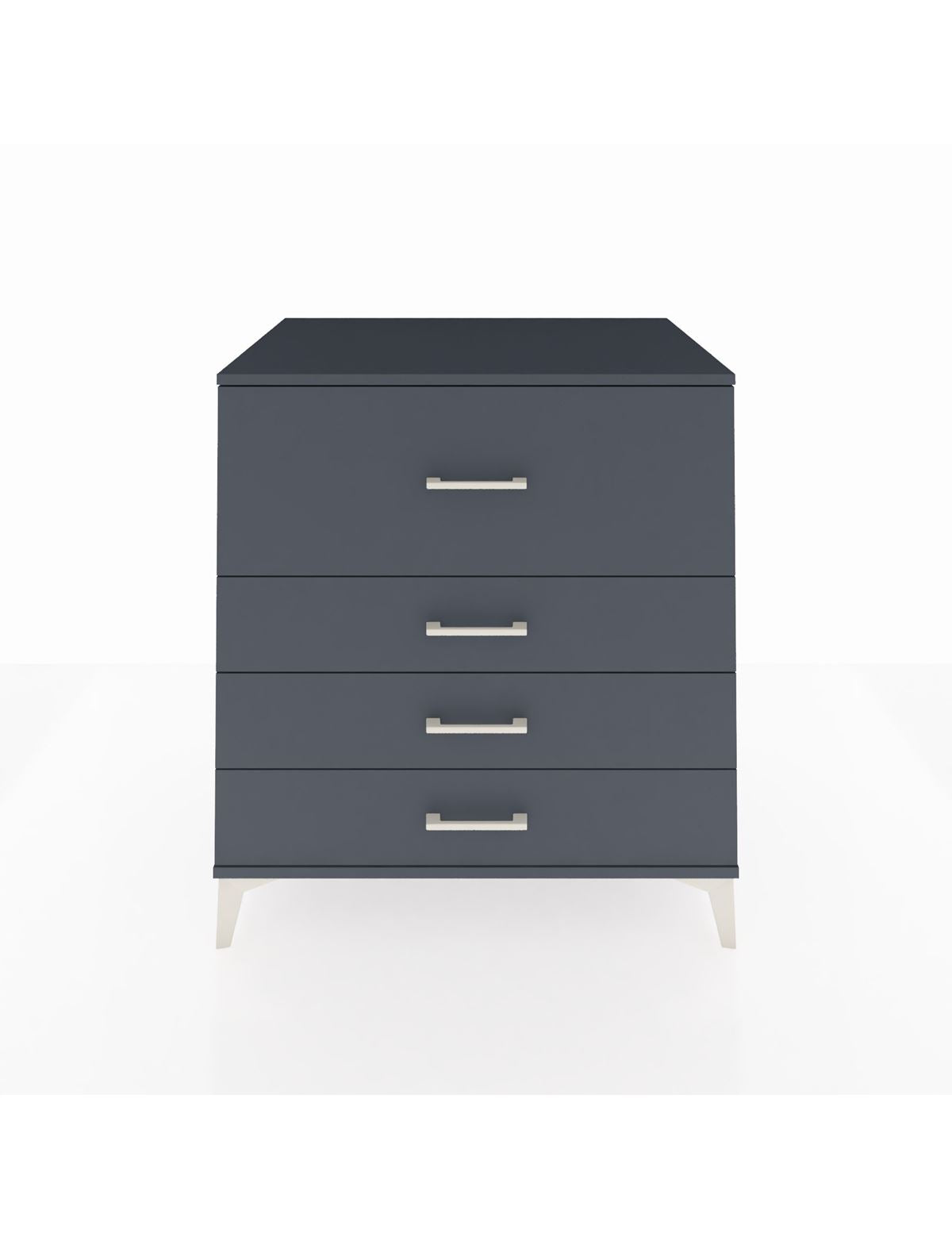 Kronos Şifonyer 4 Çekmeceli 88x59x96 Antrasit-Antrasit