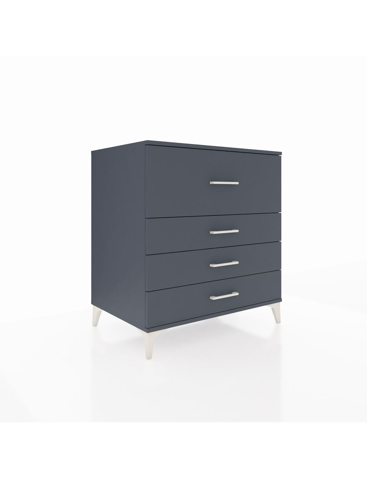 Kronos Şifonyer 4 Çekmeceli 88x59x96 Antrasit-Antrasit