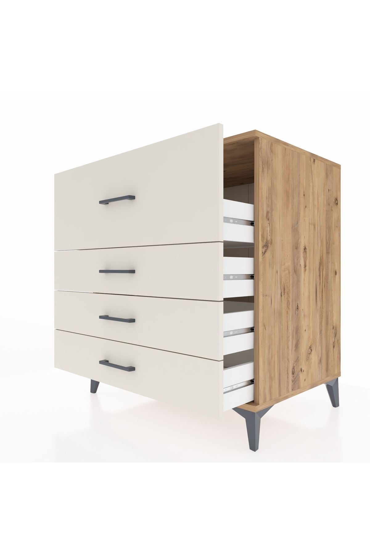 Kronos Şifonyer 4 Çekmeceli 88x59x96 Çam-Aytaşı