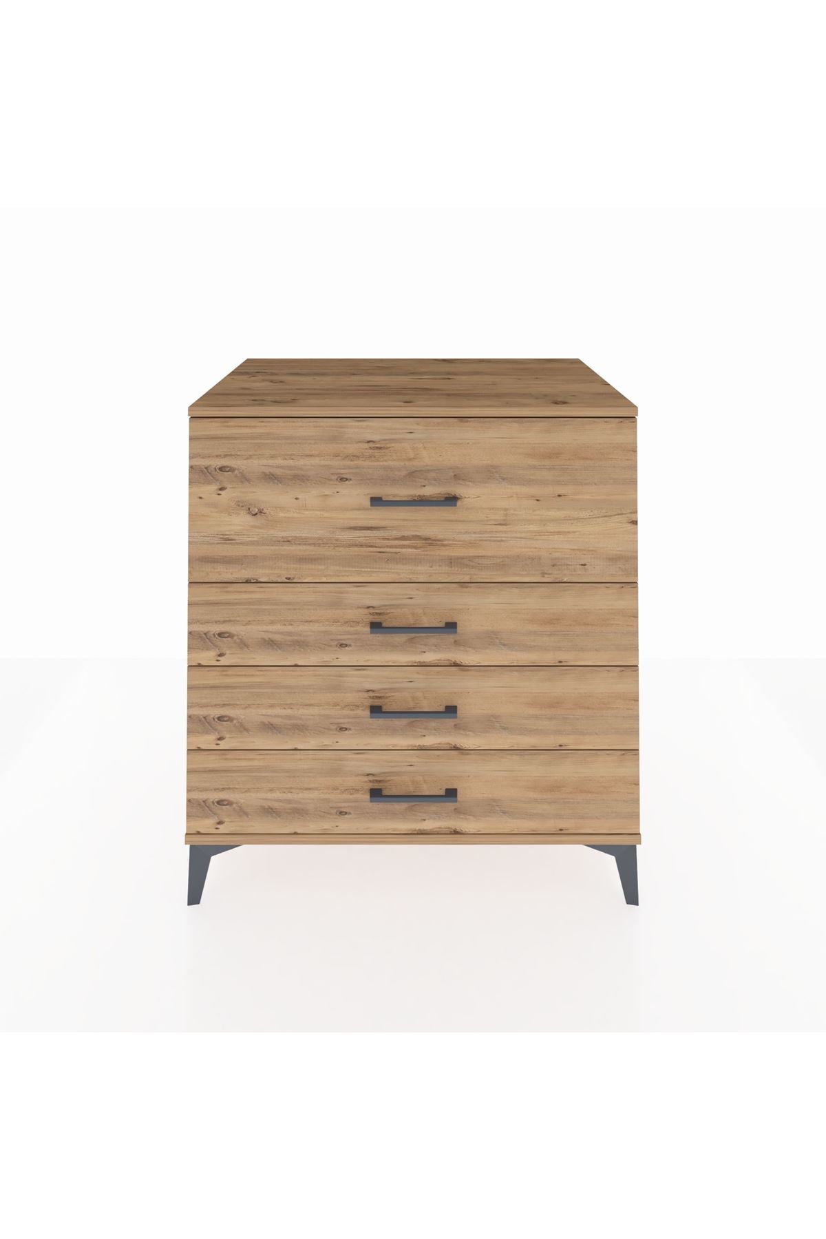 Kronos Şifonyer 4 Çekmeceli 88x59x96 Çam-Çam