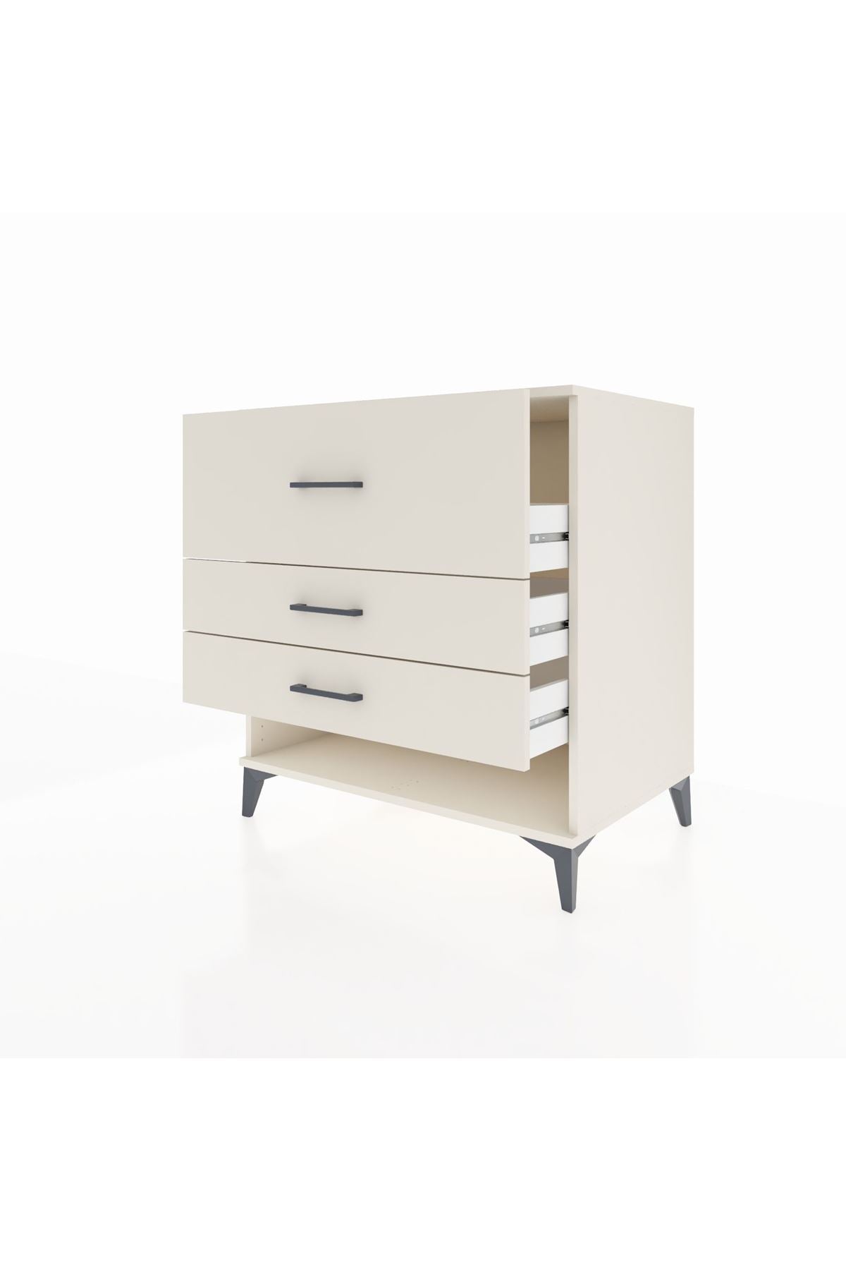 Kronos Şifonyer 3 Çekmeceli 88x59x96 Aytaşı-Aytaşı