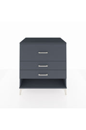 Kronos Şifonyer 3 Çekmeceli 88x59x96 Antrasit-Antrasit