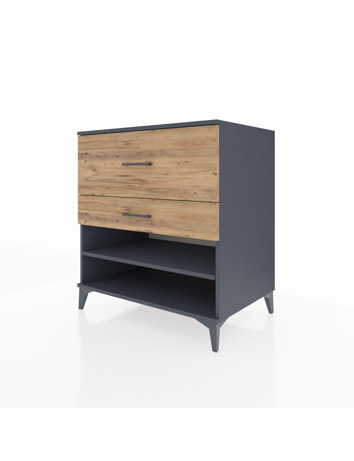 Kronos Şifonyer Tek Raflı 2 Çekmeceli 88x59x96 - S70M016V6C