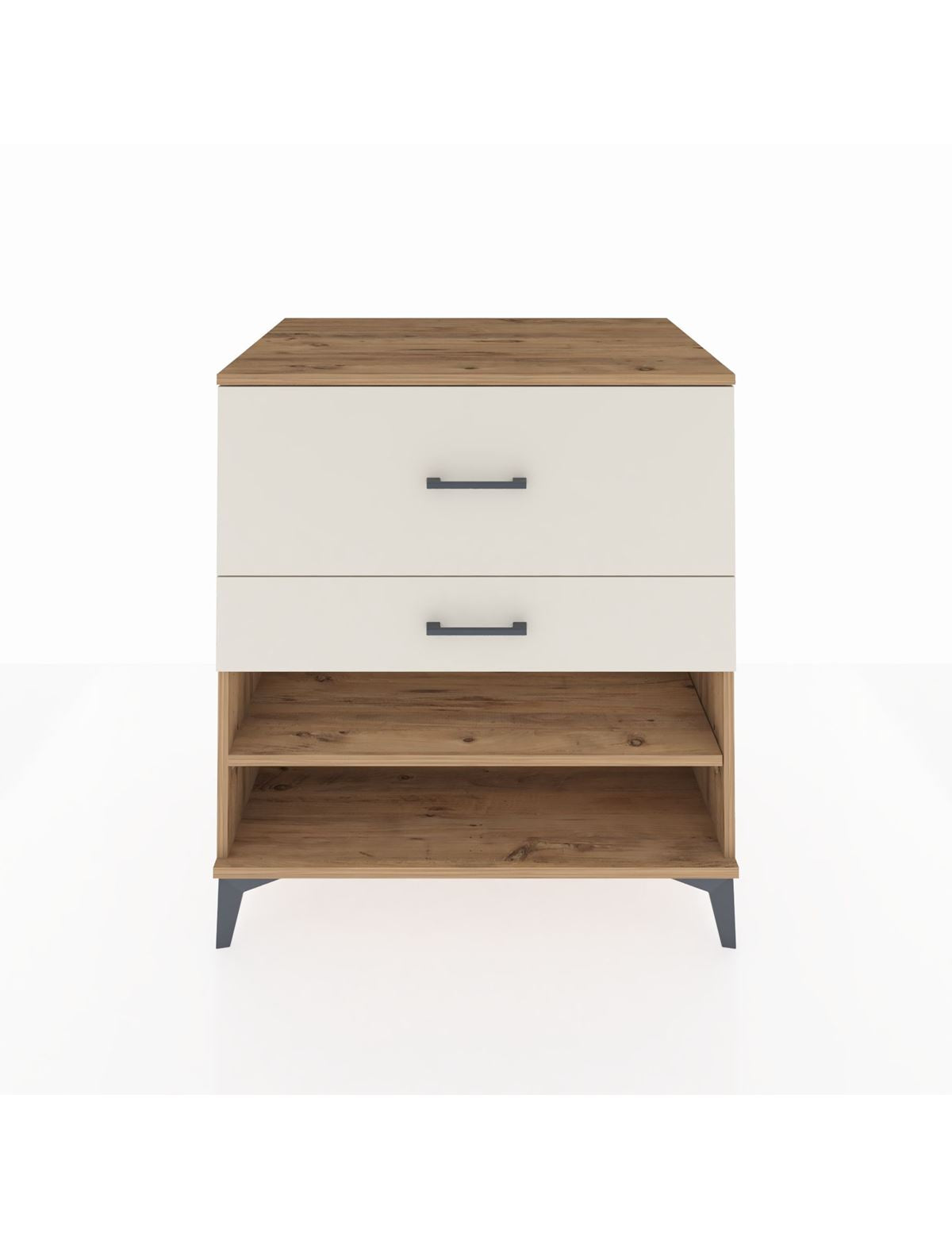 Kronos Şifonyer Tek Raflı 2 Çekmeceli 88x59x96 Çam-Aytaşı